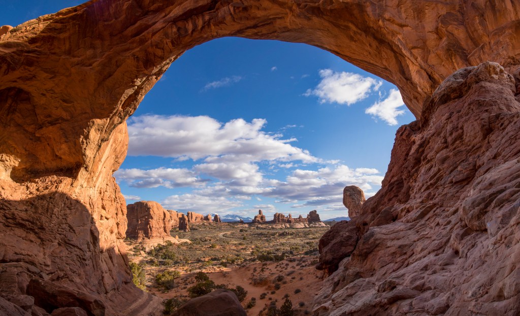 Arches National Park, a US National Park in eastern Utah. 
