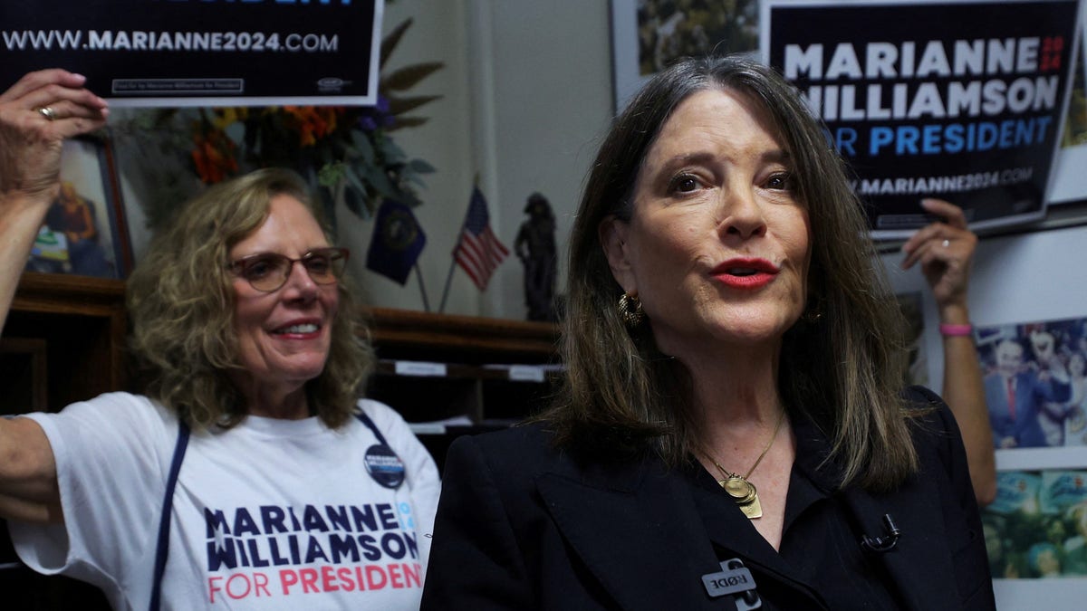 Marianne Williamson files to place her name on the New Hampshire presidential primary ballot